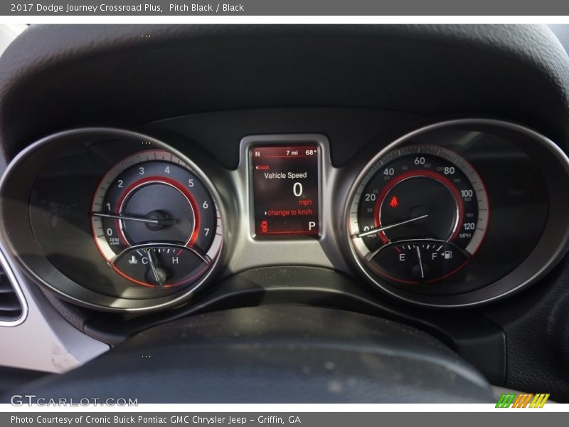 Pitch Black / Black 2017 Dodge Journey Crossroad Plus