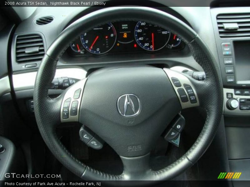 Nighthawk Black Pearl / Ebony 2008 Acura TSX Sedan