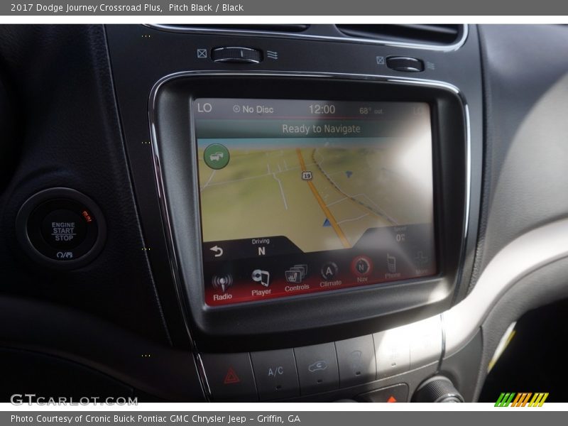 Pitch Black / Black 2017 Dodge Journey Crossroad Plus