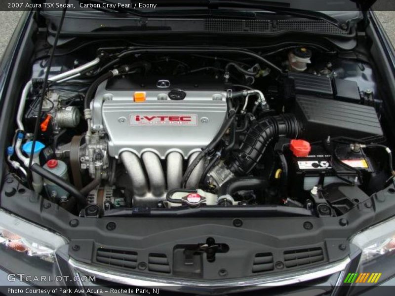 Carbon Gray Pearl / Ebony 2007 Acura TSX Sedan