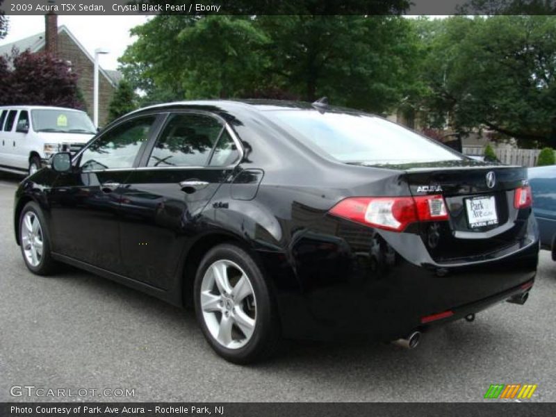 Crystal Black Pearl / Ebony 2009 Acura TSX Sedan