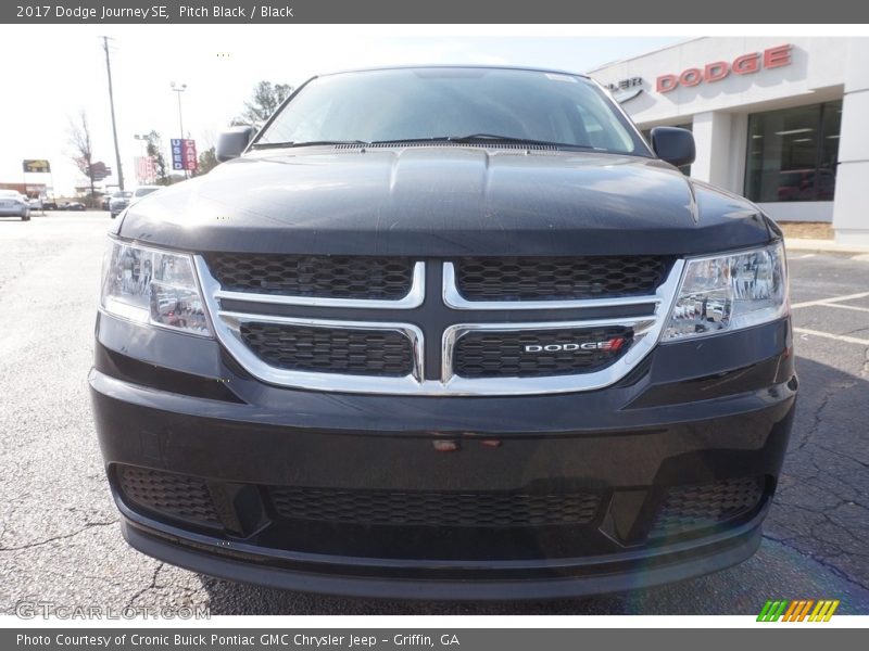 Pitch Black / Black 2017 Dodge Journey SE