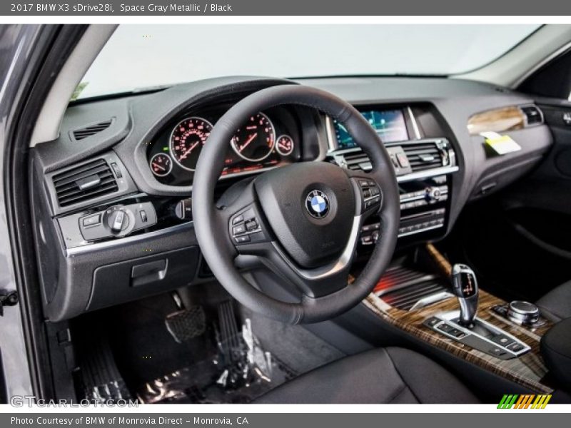 Space Gray Metallic / Black 2017 BMW X3 sDrive28i