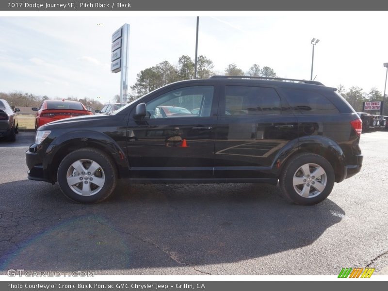 Pitch Black / Black 2017 Dodge Journey SE