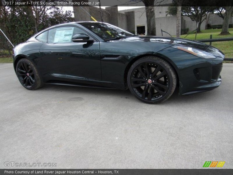 British Racing Green / Jet 2017 Jaguar F-TYPE S Coupe