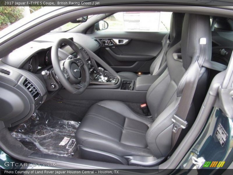  2017 F-TYPE S Coupe Jet Interior