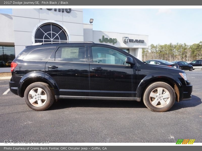 Pitch Black / Black 2017 Dodge Journey SE