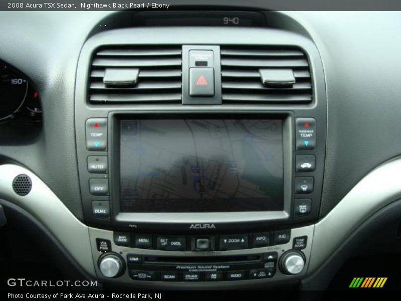 Nighthawk Black Pearl / Ebony 2008 Acura TSX Sedan