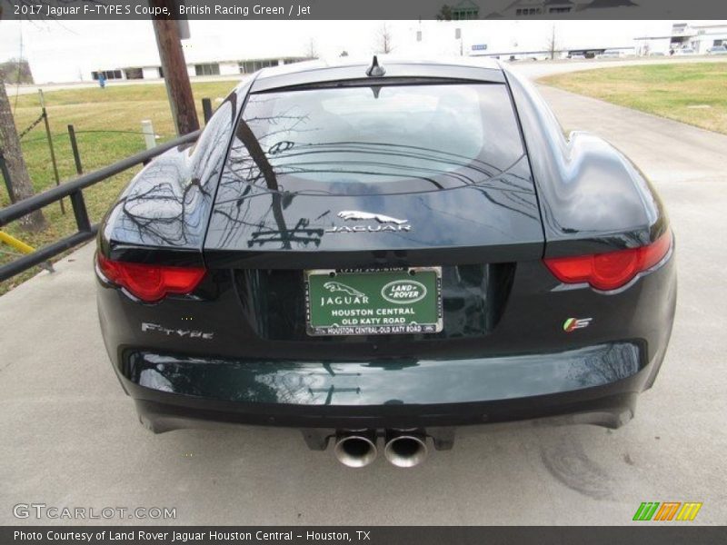 British Racing Green / Jet 2017 Jaguar F-TYPE S Coupe