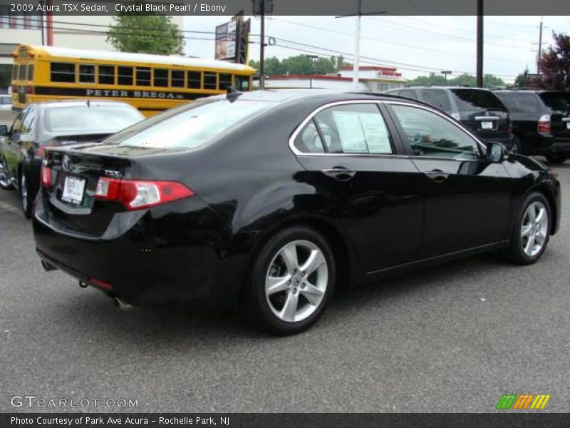 Crystal Black Pearl / Ebony 2009 Acura TSX Sedan