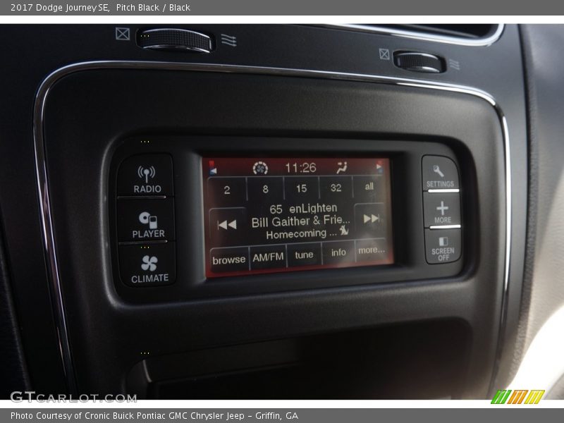Pitch Black / Black 2017 Dodge Journey SE