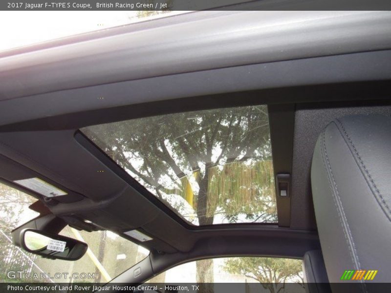 Sunroof of 2017 F-TYPE S Coupe