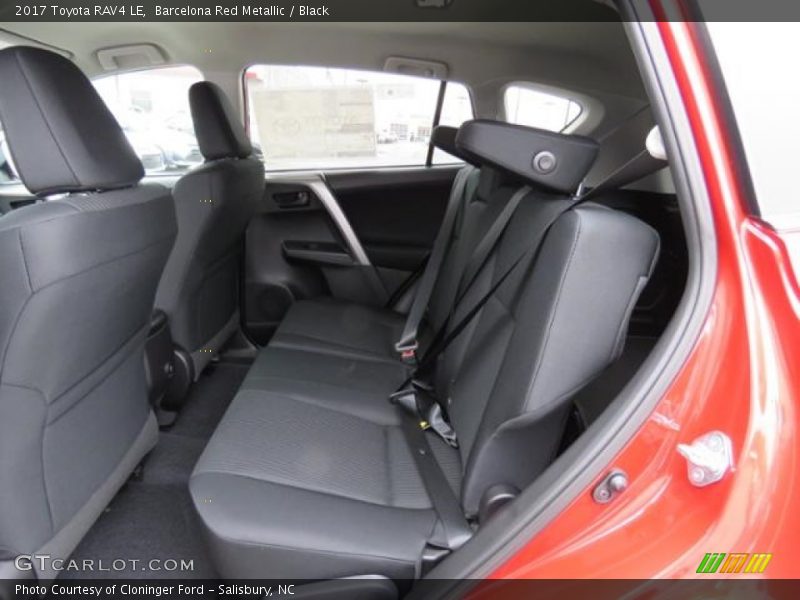 Barcelona Red Metallic / Black 2017 Toyota RAV4 LE