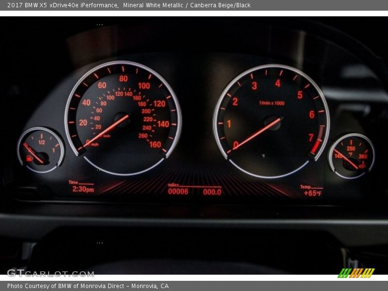  2017 X5 xDrive40e iPerformance xDrive40e iPerformance Gauges