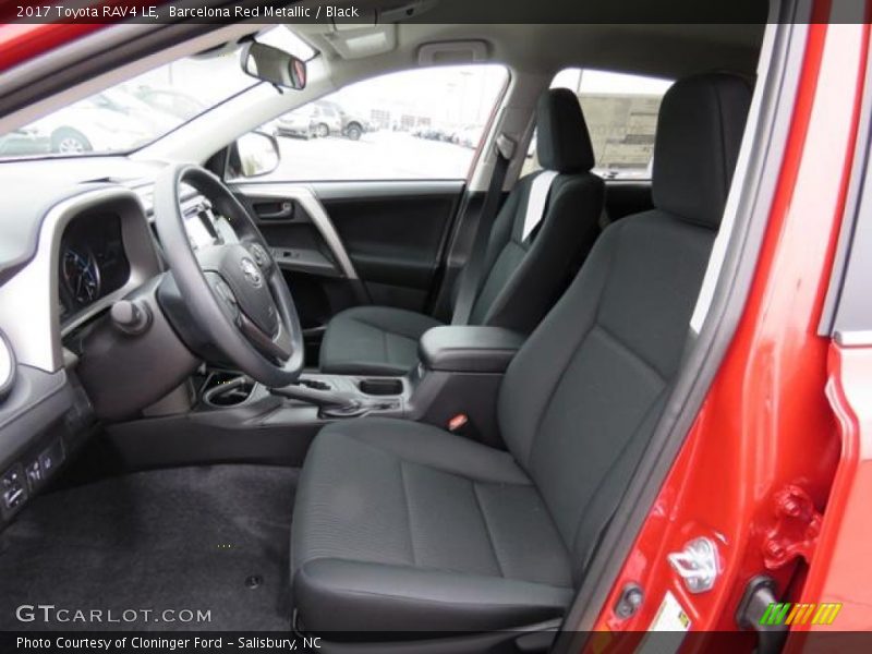 Barcelona Red Metallic / Black 2017 Toyota RAV4 LE