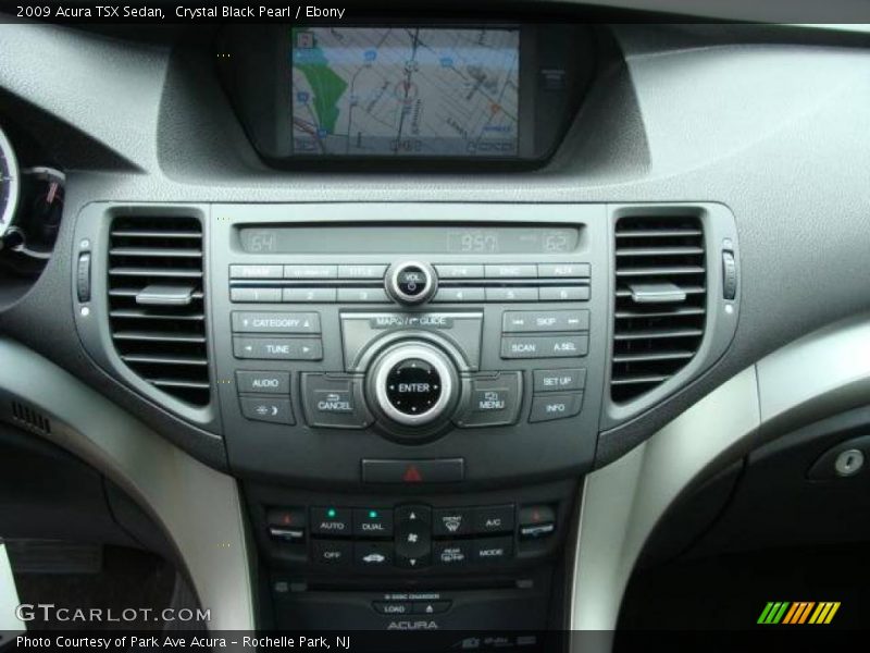 Crystal Black Pearl / Ebony 2009 Acura TSX Sedan