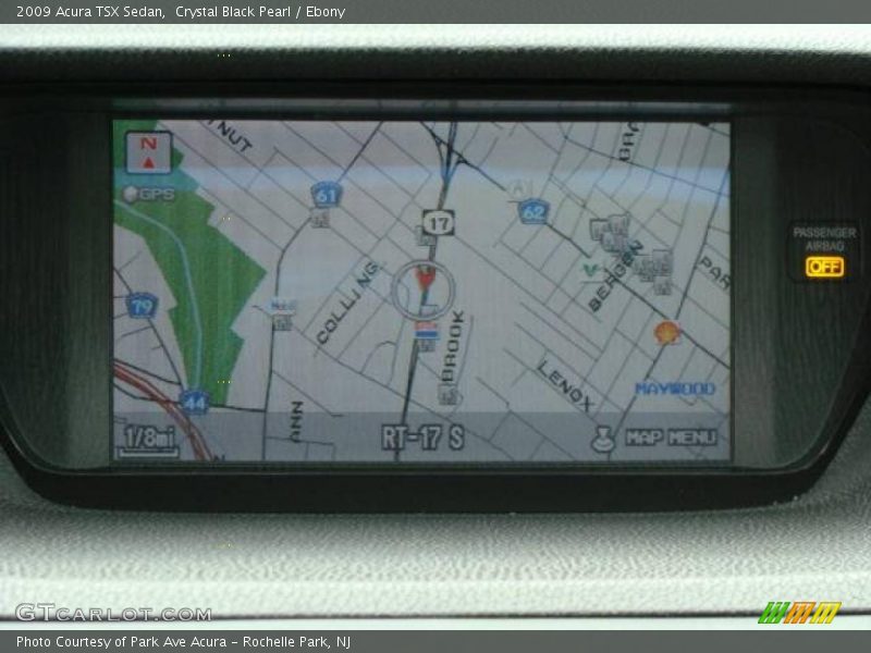 Crystal Black Pearl / Ebony 2009 Acura TSX Sedan