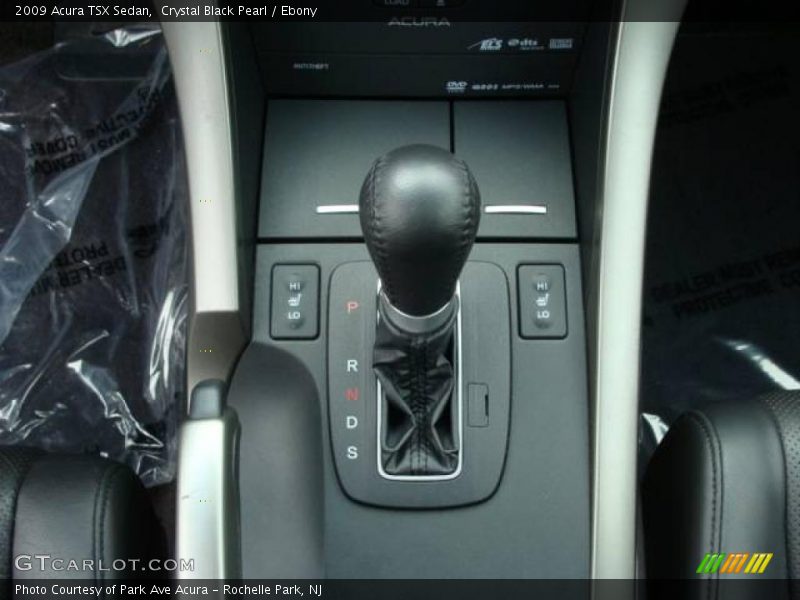 Crystal Black Pearl / Ebony 2009 Acura TSX Sedan