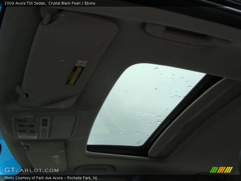Crystal Black Pearl / Ebony 2009 Acura TSX Sedan