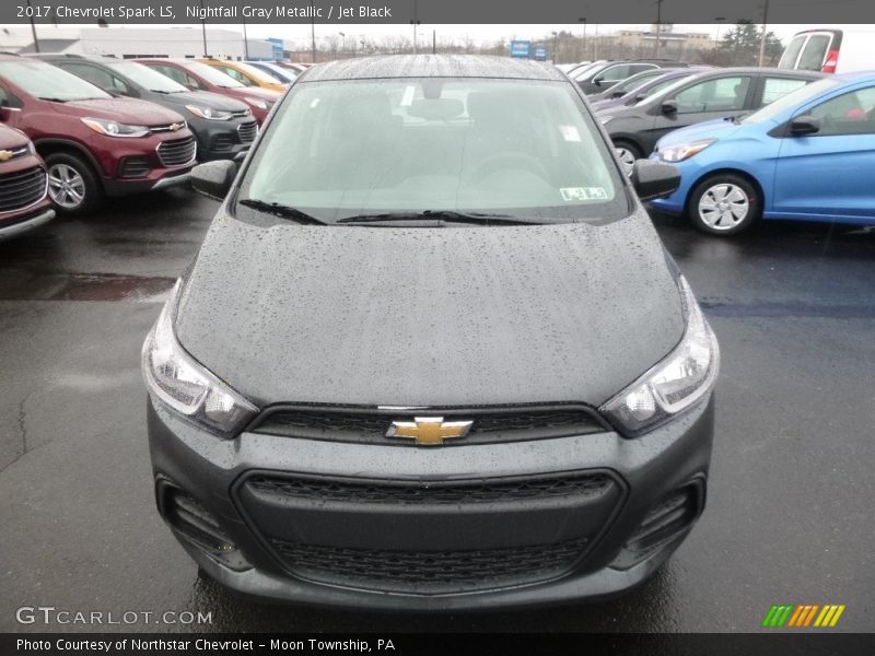 Nightfall Gray Metallic / Jet Black 2017 Chevrolet Spark LS
