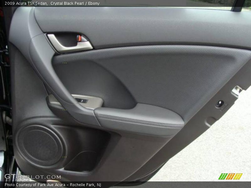 Crystal Black Pearl / Ebony 2009 Acura TSX Sedan