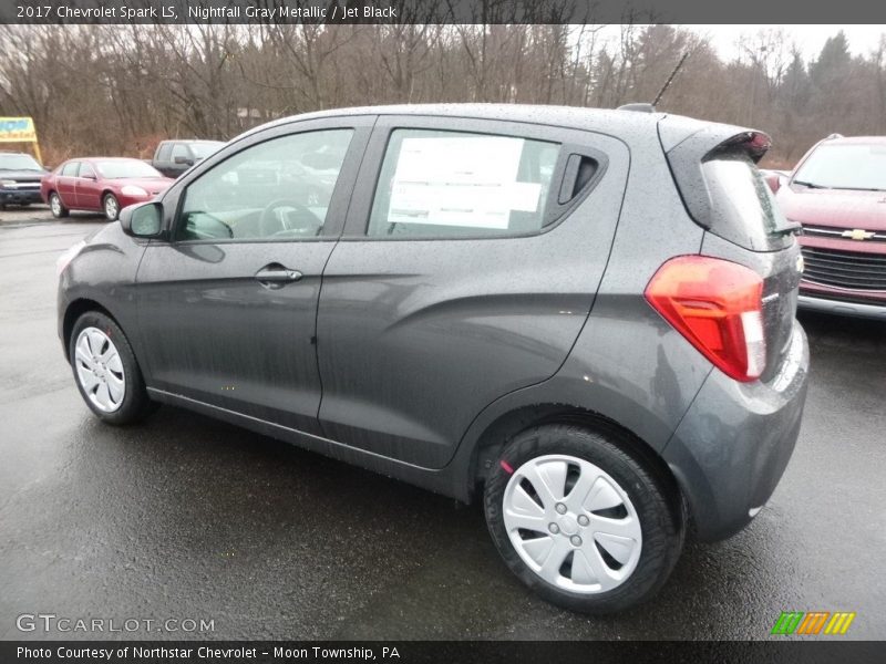 Nightfall Gray Metallic / Jet Black 2017 Chevrolet Spark LS