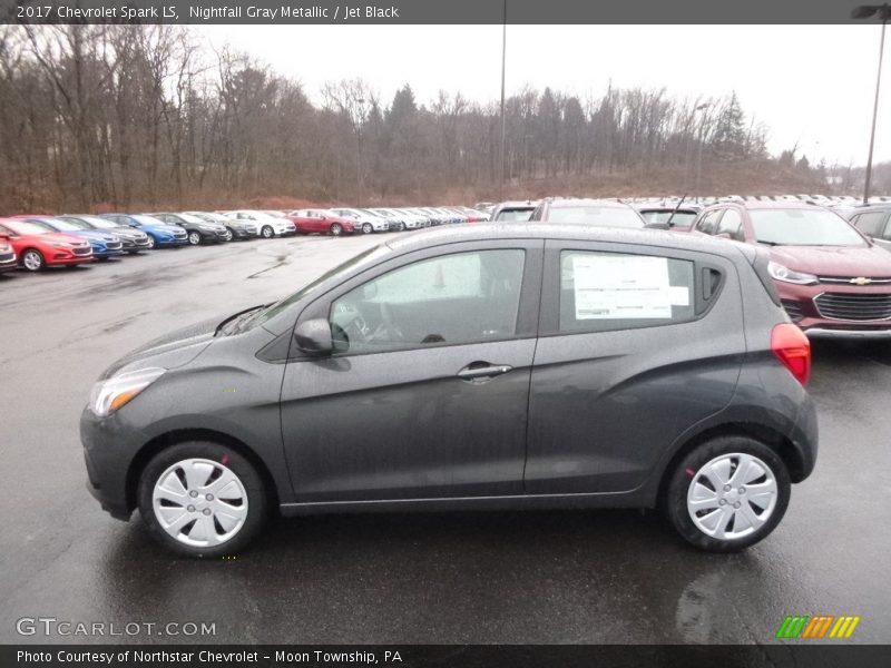 Nightfall Gray Metallic / Jet Black 2017 Chevrolet Spark LS