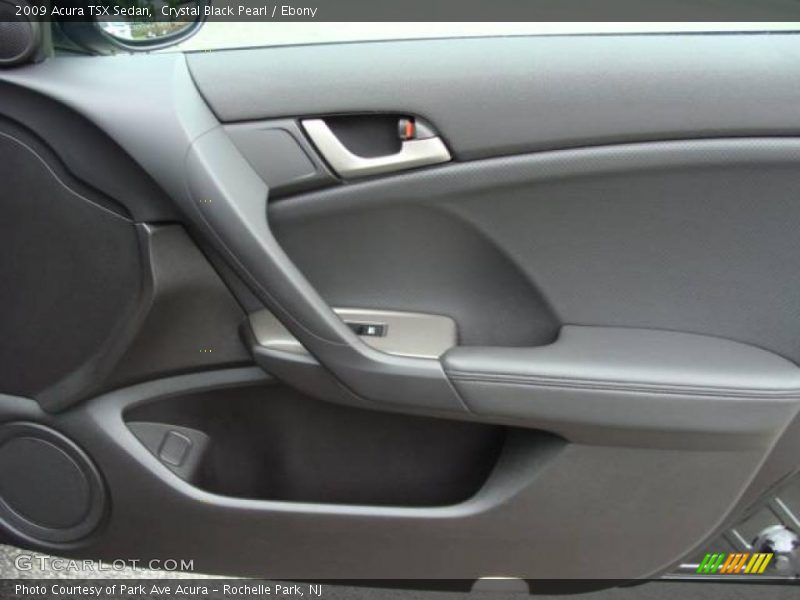 Crystal Black Pearl / Ebony 2009 Acura TSX Sedan