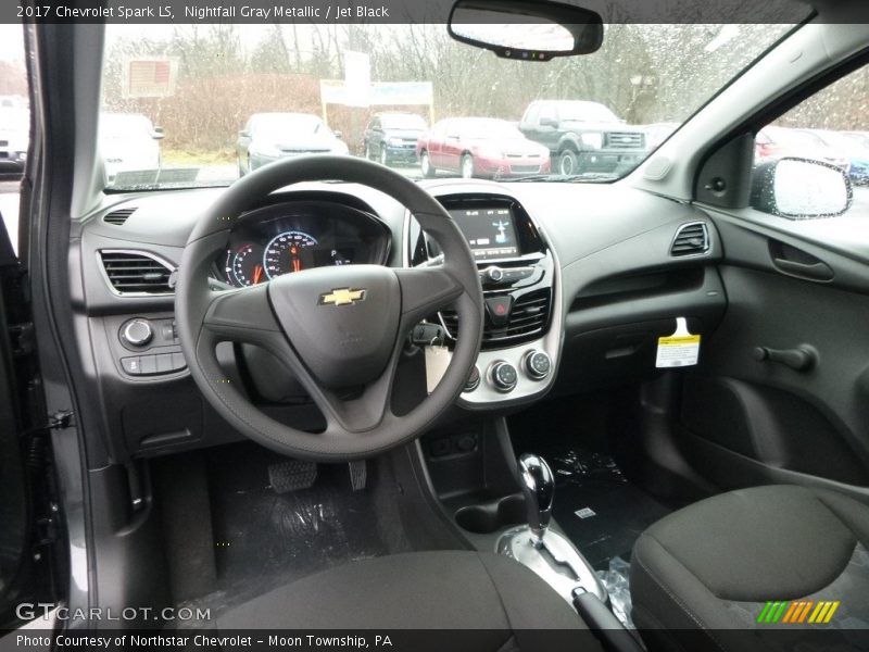 Nightfall Gray Metallic / Jet Black 2017 Chevrolet Spark LS