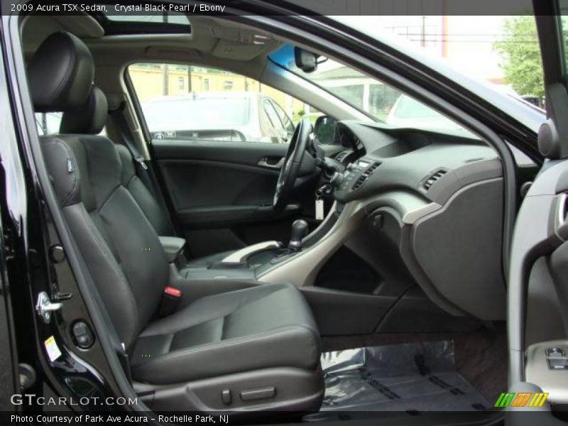 Crystal Black Pearl / Ebony 2009 Acura TSX Sedan
