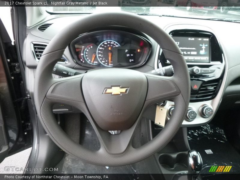 Nightfall Gray Metallic / Jet Black 2017 Chevrolet Spark LS