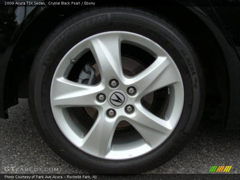 Crystal Black Pearl / Ebony 2009 Acura TSX Sedan