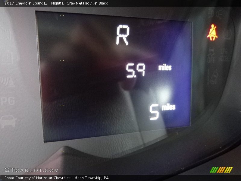 Nightfall Gray Metallic / Jet Black 2017 Chevrolet Spark LS