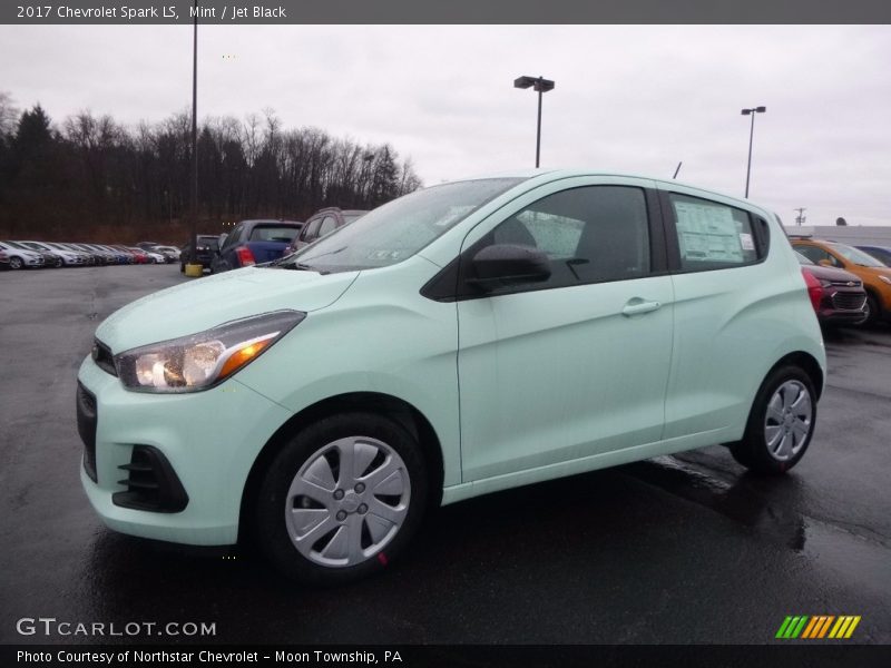 Mint / Jet Black 2017 Chevrolet Spark LS