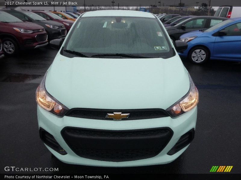Mint / Jet Black 2017 Chevrolet Spark LS
