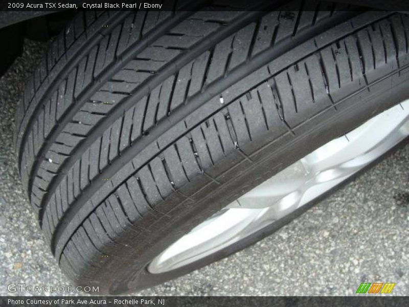 Crystal Black Pearl / Ebony 2009 Acura TSX Sedan