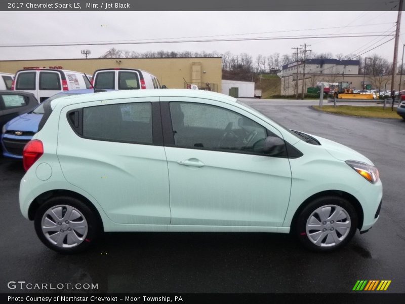 Mint / Jet Black 2017 Chevrolet Spark LS