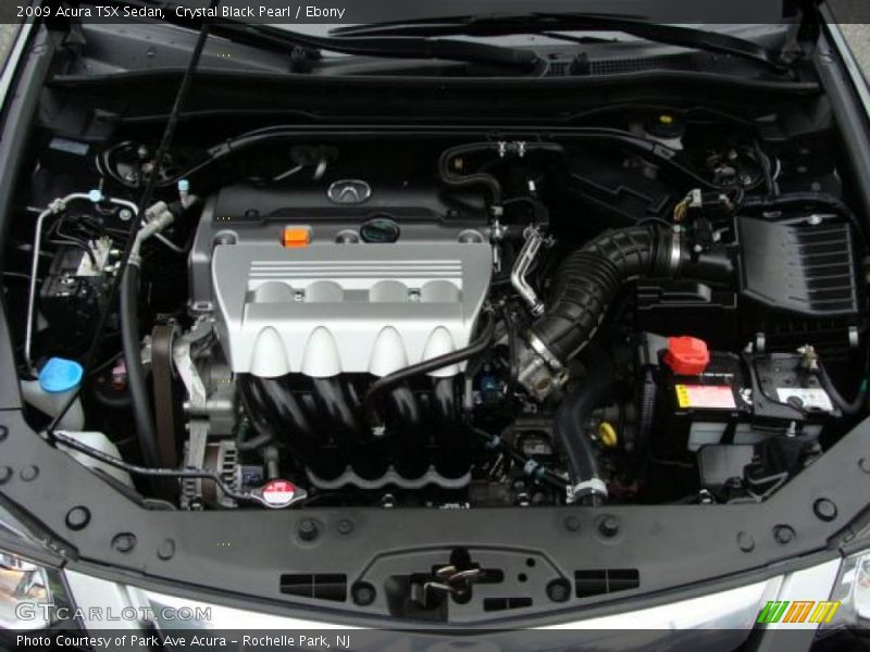 Crystal Black Pearl / Ebony 2009 Acura TSX Sedan