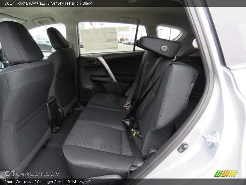 Silver Sky Metallic / Black 2017 Toyota RAV4 LE