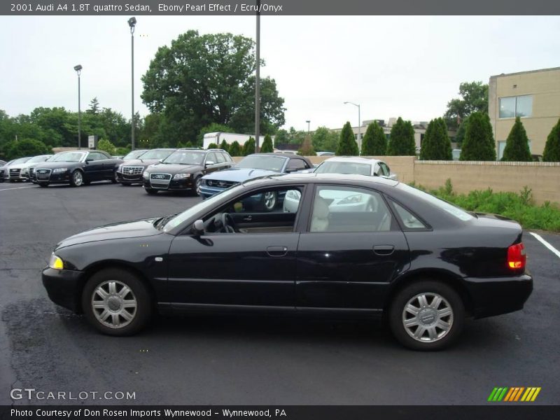 Ebony Pearl Effect / Ecru/Onyx 2001 Audi A4 1.8T quattro Sedan