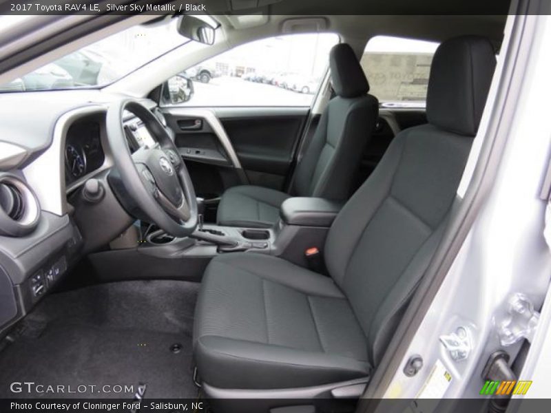 Silver Sky Metallic / Black 2017 Toyota RAV4 LE