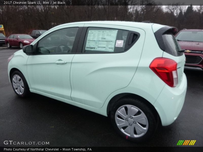 Mint / Jet Black 2017 Chevrolet Spark LS