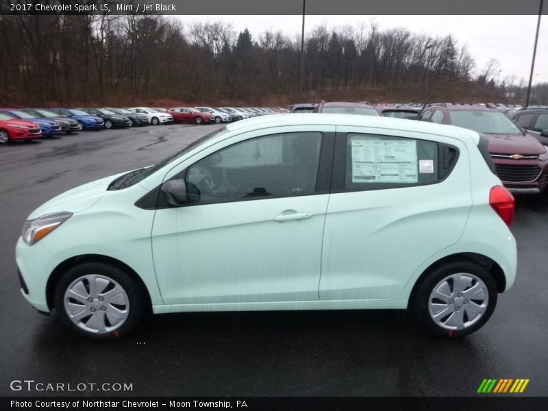 Mint / Jet Black 2017 Chevrolet Spark LS