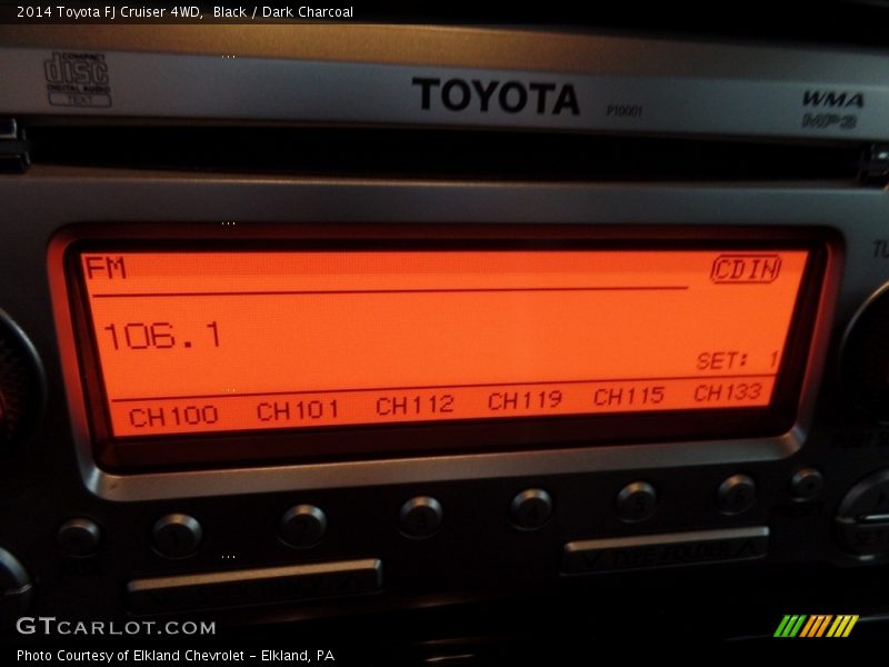 Black / Dark Charcoal 2014 Toyota FJ Cruiser 4WD