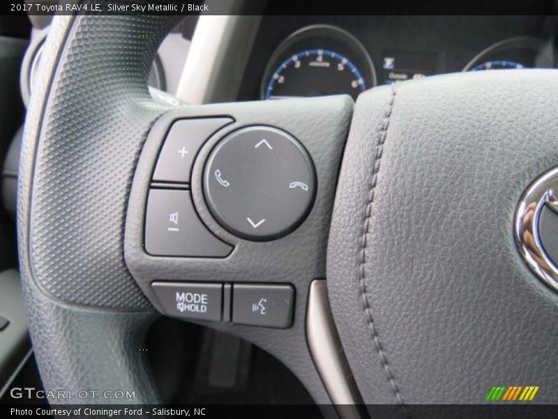 Silver Sky Metallic / Black 2017 Toyota RAV4 LE