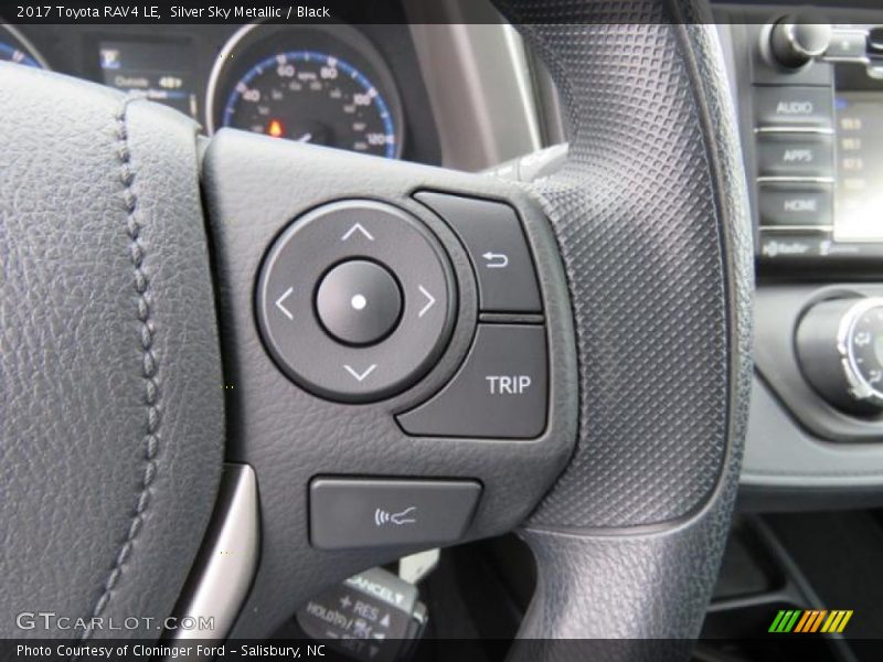 Silver Sky Metallic / Black 2017 Toyota RAV4 LE