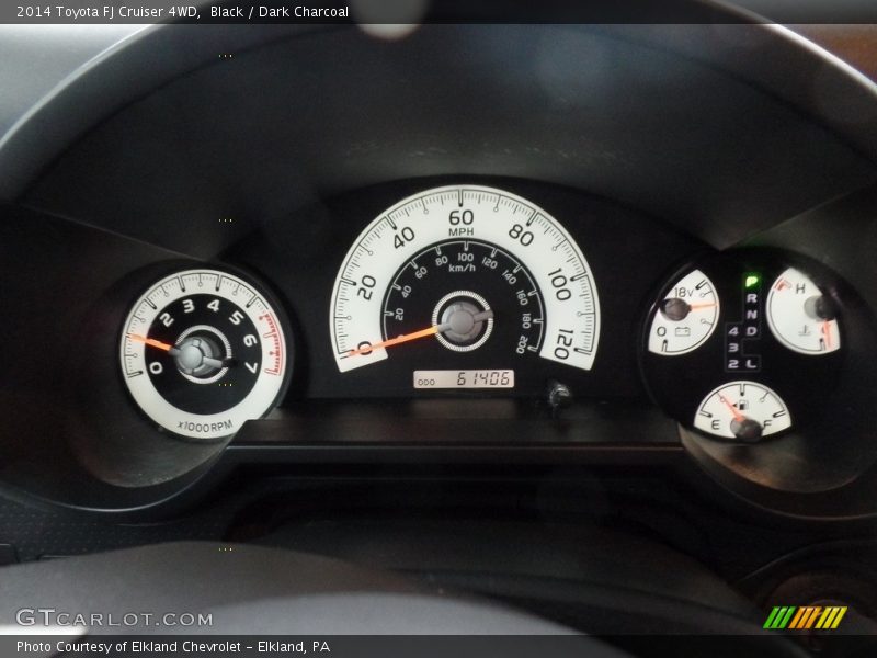 Black / Dark Charcoal 2014 Toyota FJ Cruiser 4WD
