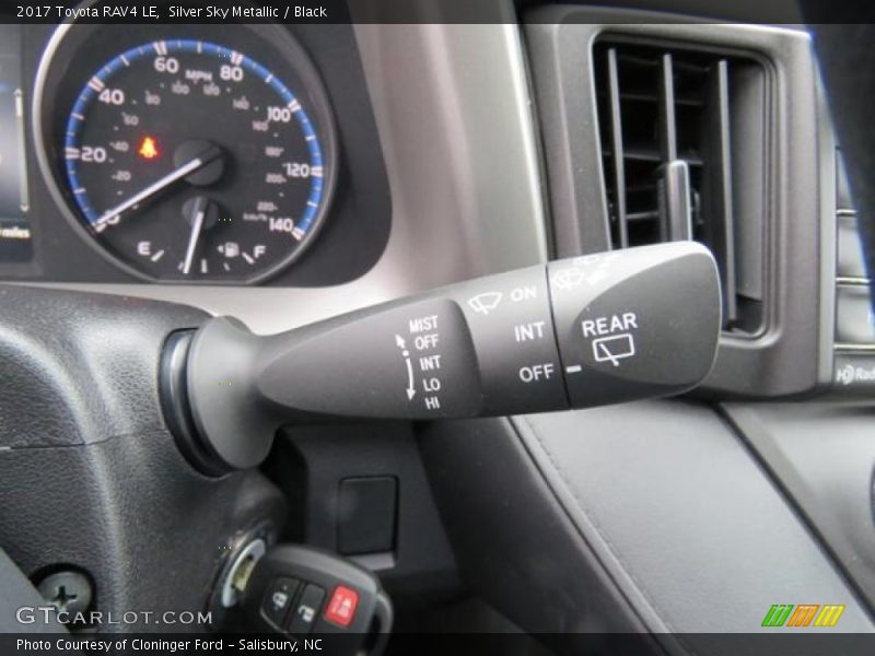 Silver Sky Metallic / Black 2017 Toyota RAV4 LE