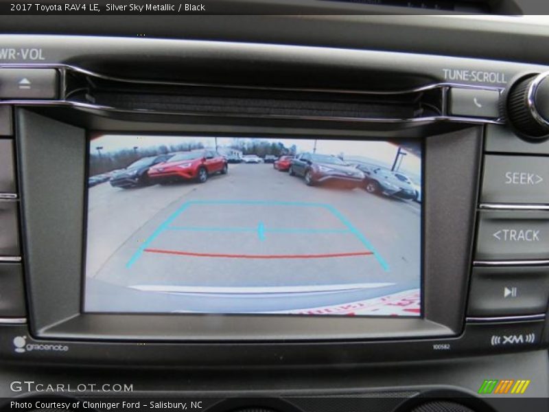 Silver Sky Metallic / Black 2017 Toyota RAV4 LE