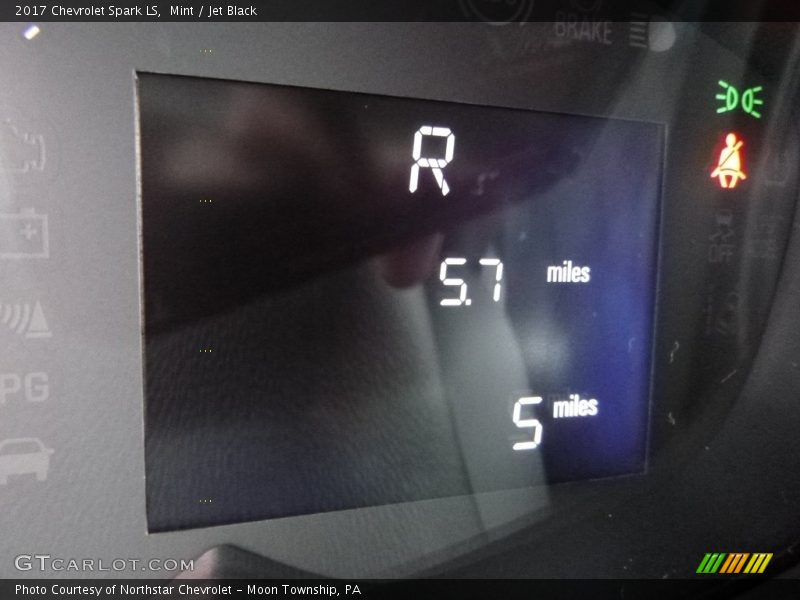 Mint / Jet Black 2017 Chevrolet Spark LS